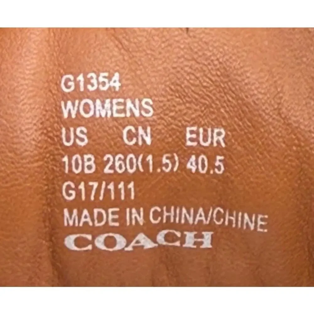 Coach Women’s Urban Hiker Blue Denim Suede Shearling Boots G1354 – Size 10